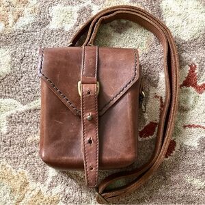 Italian Leather Crossbody Bag Handcrafted in the USA